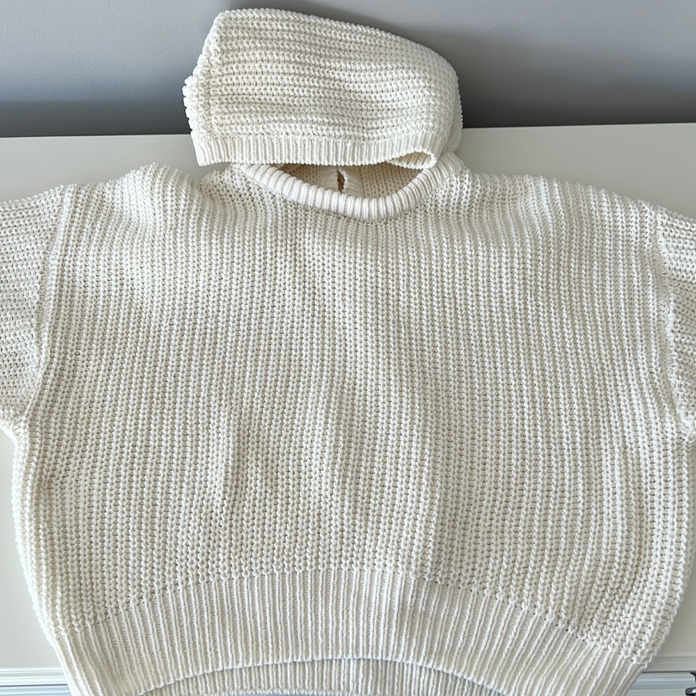 Zara hooded girls sweater.